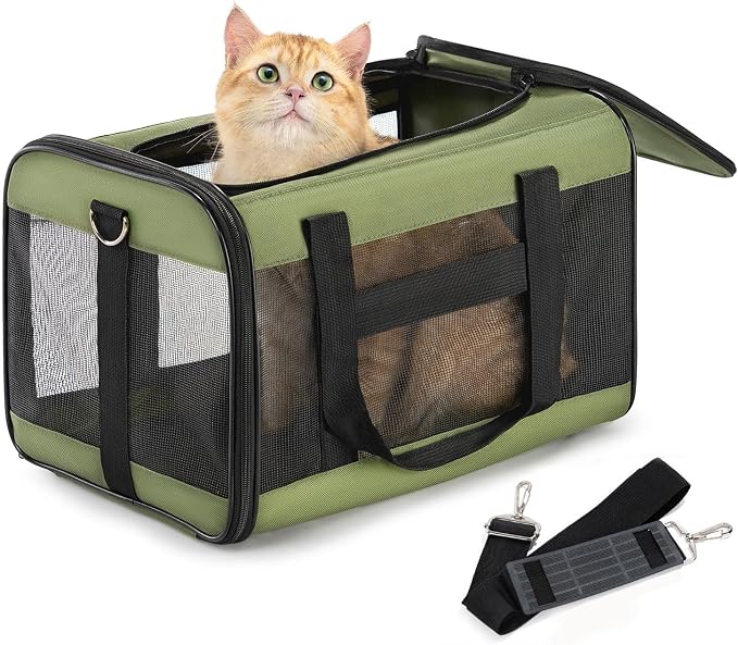 Cat Carrier Airline Approved, Soft-Sided Dog Carrier by Conlun