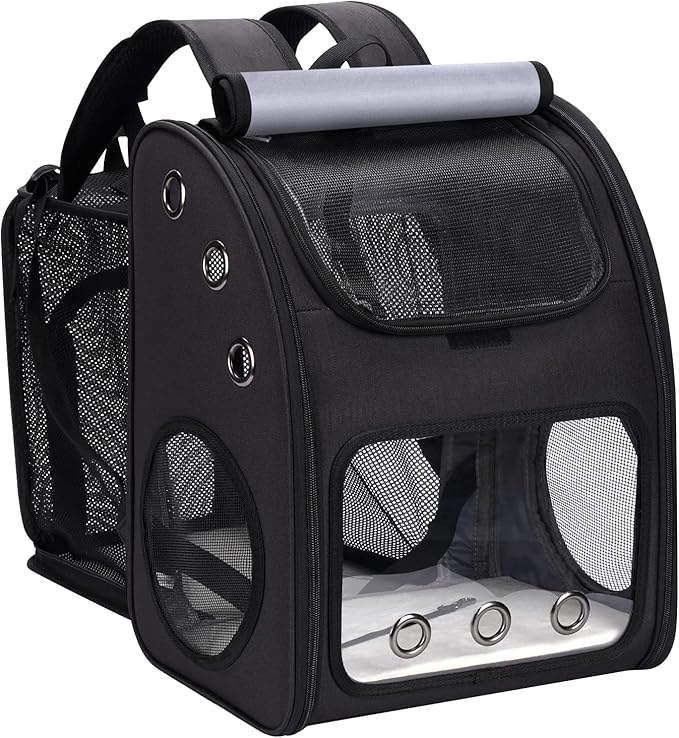 Cat Carrier Backpack, Expandable Pet Carrier Backpack by COVONO