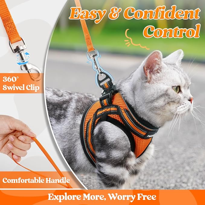 rabbitgoo Cat Harness and Leash Set - Image 6
