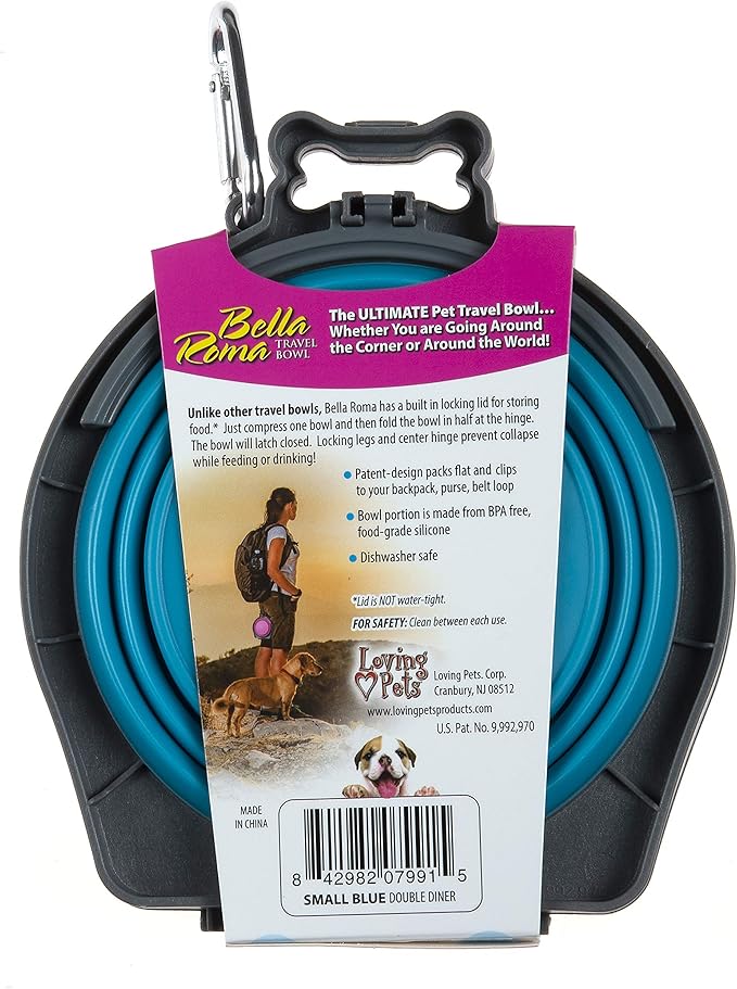 Loving Pets 73807991: Travel Double Diner Dog Bowl - Image 8