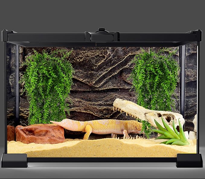 HERCOCCI 3 Pack Reptile Plants, Terrarium Hanging Plants Vines Artificial - Image 5
