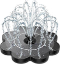 Yzert Solar Fountain Flower Shape-No Battery, Glass 3.5W Solar Water Fountain by Yzert