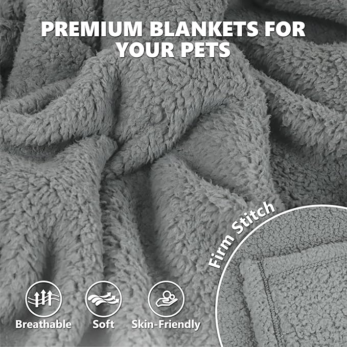 furrybaby 1 Pack 2 Puppy Blankets - Image 2