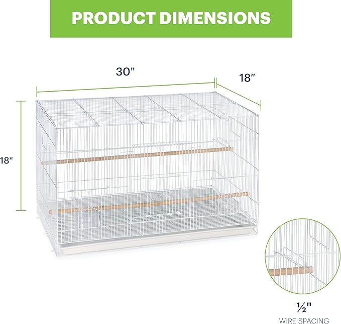 Prevue Pet Products Flight Cage Metal Steel Bird Crate, Home Crate - Image 5