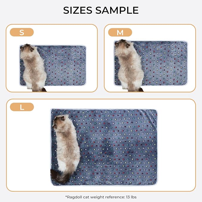 Luciphia 1 Pack 3 Blankets Super Soft Cute Dot Pattern Pet Blanket Flannel Throw - Image 3