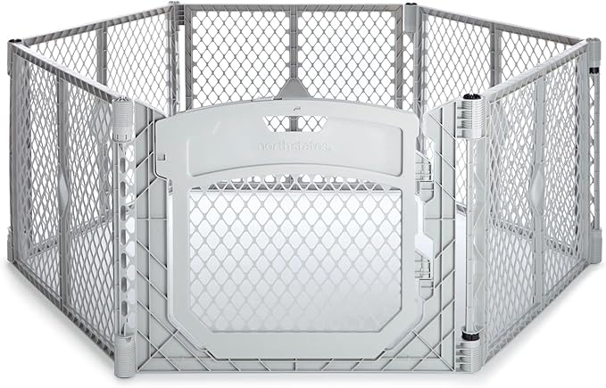MyPet North States Petyard Plus: 5.5 Ft. Wide Folding Dog Playpen Indoor or by MyPet