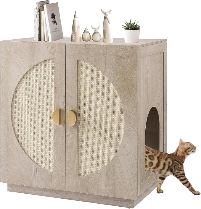unipaws Cat Litter Box Enclosure by unipaws