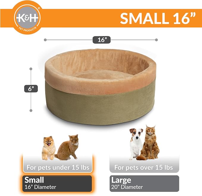 K&H Pet Products Heated Cat Bed - Image 2