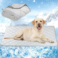 Dog Cooling Mat, Washable Dogs Cats Pet Non-Toxic Cooling Pads Summer Sleeping by Langsprit