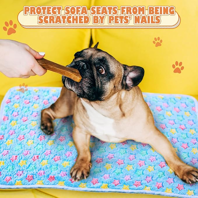 Chumia 18 Pcs Fleece Puppy Blanket Bulk, Soft Warm Pet Blanket - Image 6