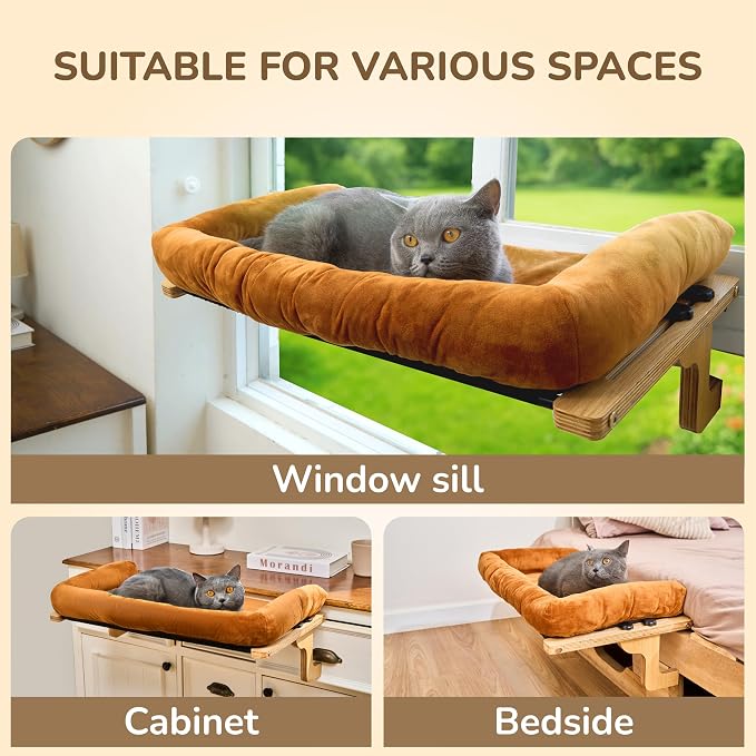 PURRHOUSE 45LBS Cat Window Perch - Image 7