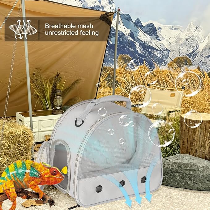 Ventilation Lizard Carrier for Bearded Dragon, Guinea Pig Carrier, Guinea Pig - Image 8