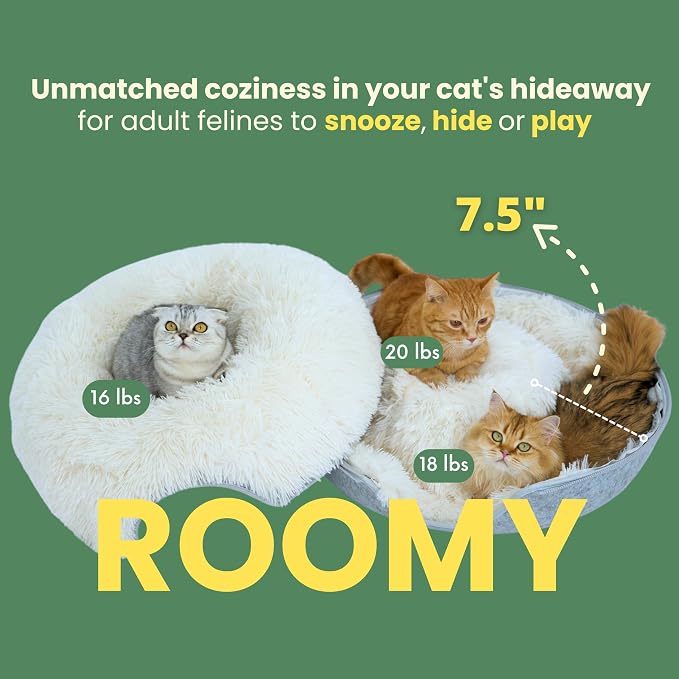 CATTASAURUS Peekaboo Cat Cave for Multiple & Large Cats Up to 30-45 Lbs - Image 6