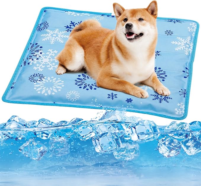 Upgrade Dog Cooling Mat Portable Water Injection Pet Cooling Pad Summer Self by Unknown