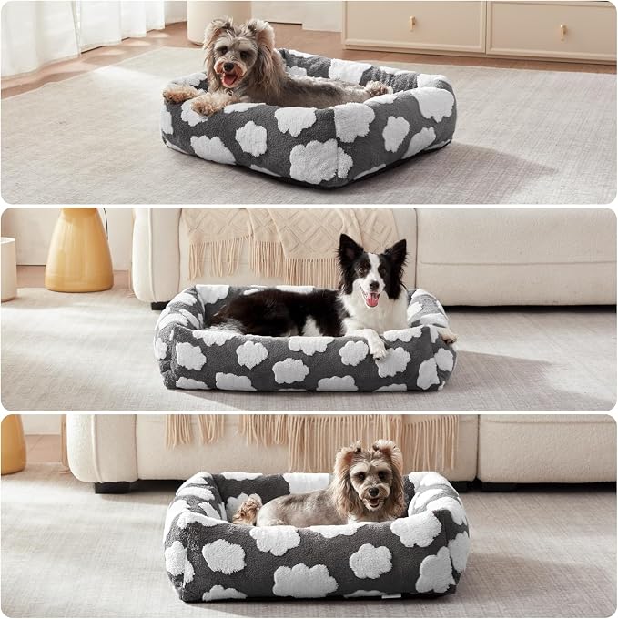 JOEJOY Small Dog Bed for Small Dogs, Rectangle Washable Orthopedic Dog Bed - Image 7