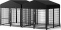 2PCS Dog Kennel Outdoor, Outside Dog Kennel by Guiferland