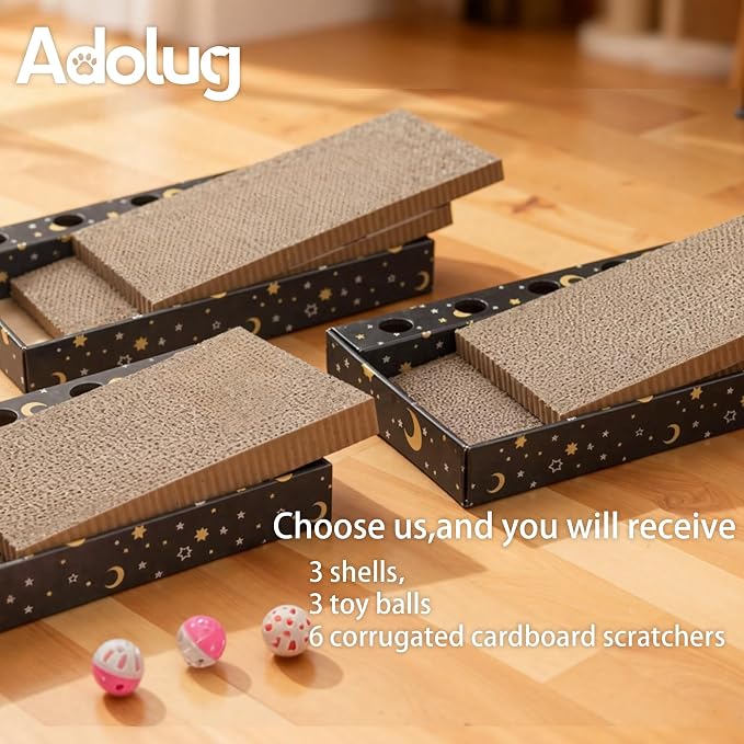 6-Pack Cat Scratcher Cardboard - Image 2