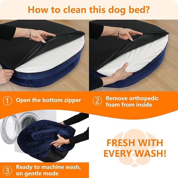 Dwanton Orthopedic Dog Bed for Medium Dogs - Image 7