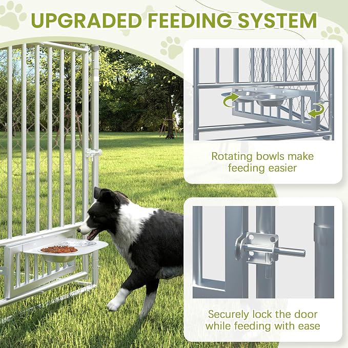 10FT x 10FT Outdoor Dog Kennel - Image 4