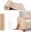 78.7"X15.8" Cat Scratching Mat, Self-Adhesive Cat Scratch Carpet, DIY Cats by BumaiGo