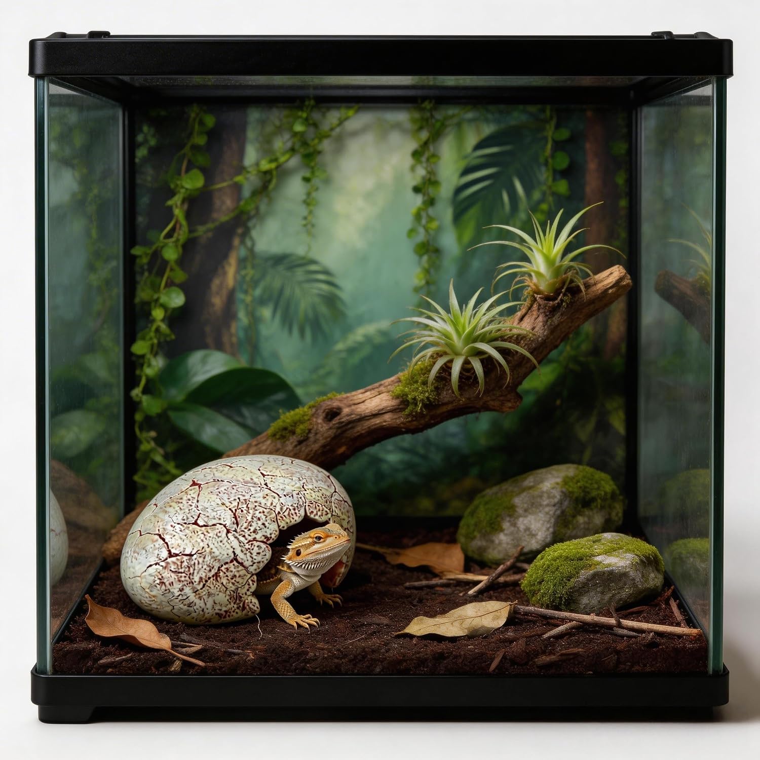 Small Dinosaur Egg Reptile Hide for Leopard Gecko - GlobalHabitat Supply