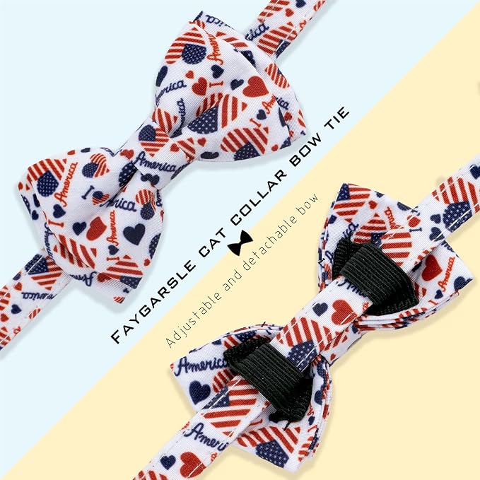 Faygarsle 2 Pack Patriotic Pet Collar Set - Image 5