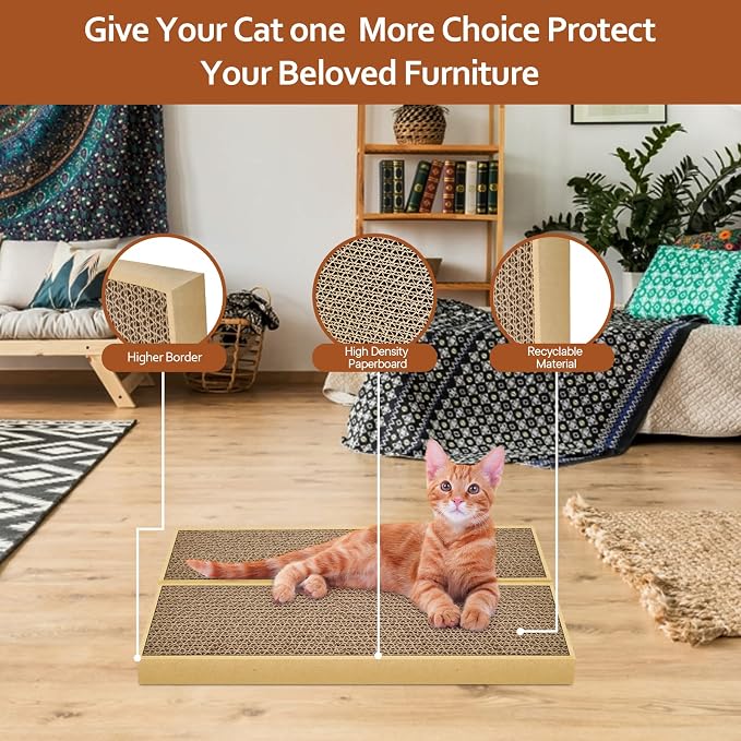 HappyFreeSX Splicing Cat Scratch Pad: Cat Scratchers - Image 4