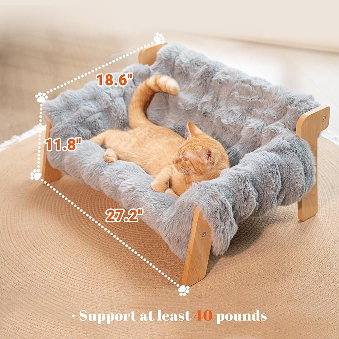 CHEERHOME PETS Elevated Cat Couch Bed - Image 5