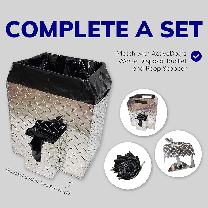 ActiveDogs Dog Poop Bucket Bags 12PK - Image 8