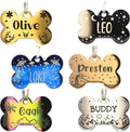 Personalized Dog Tag with 5 Lines of Custom Deep Engraved Durable Stainless by PetANTastic