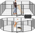 Dog Playpen Outdoor Extra Wide 12 Piece Panels Heavy Duty Anti-Rust by Committedtobetterpetlife