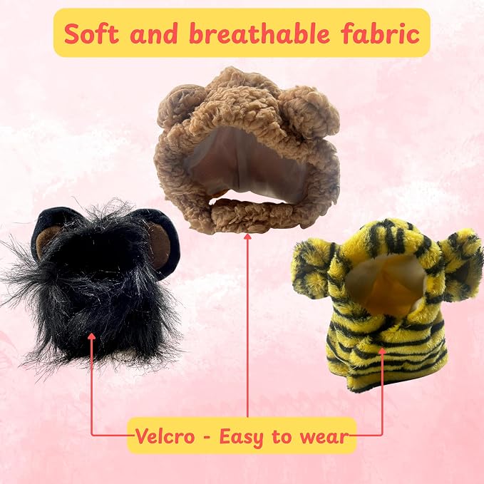 3pcs Cute Cats Hat Costumes Outfit - Image 2