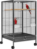VIVOHOME 30 Inch Height Wrought Iron Bird Cage by VIVOHOME