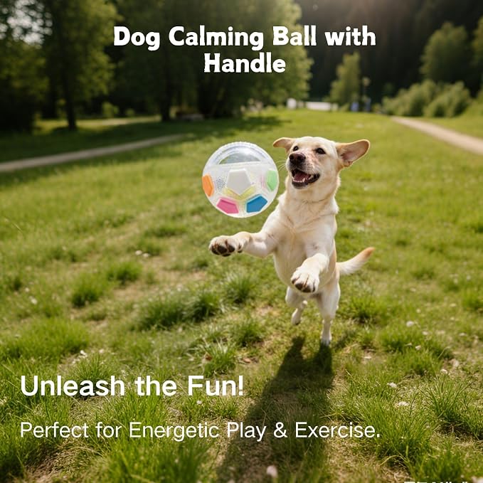 Dog Calming Ball with Handle, Interactive Ball - Image 2
