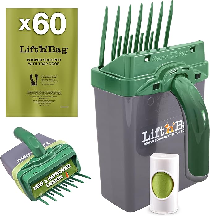 Neater Pet Brands Lift N’ Bag 2.0 Dog Pooper Scooper by NeaterPetBrands