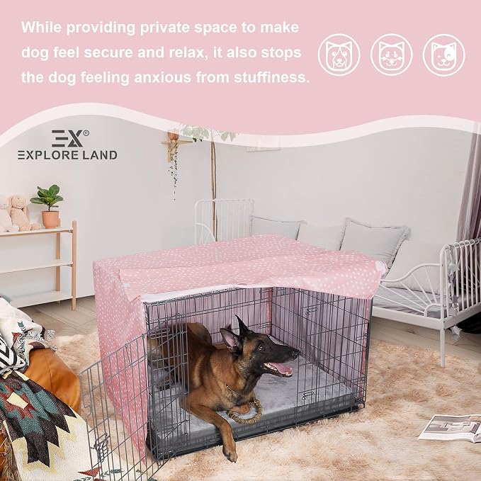 Explore Land Pattern Dog Crate Cover - Image 6