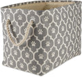 Bone Dry Pet Storage Collection Lattice Paw Print, Small Rectangle by BoneDry
