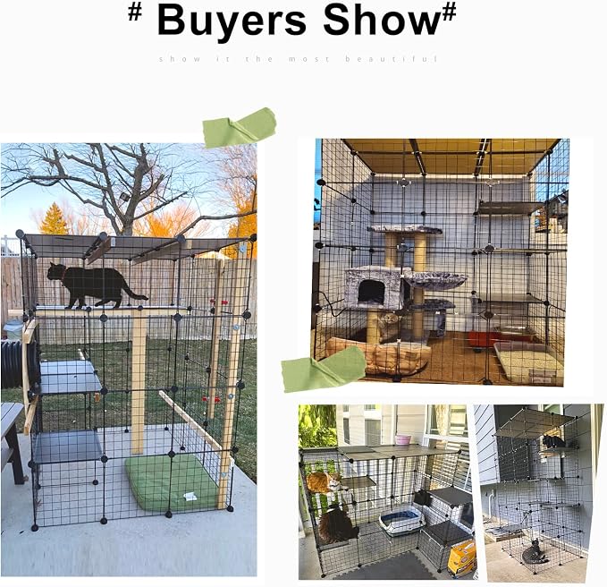 Oneluck 55 Inch Catio Outdoor Cat Enclosure - Image 6