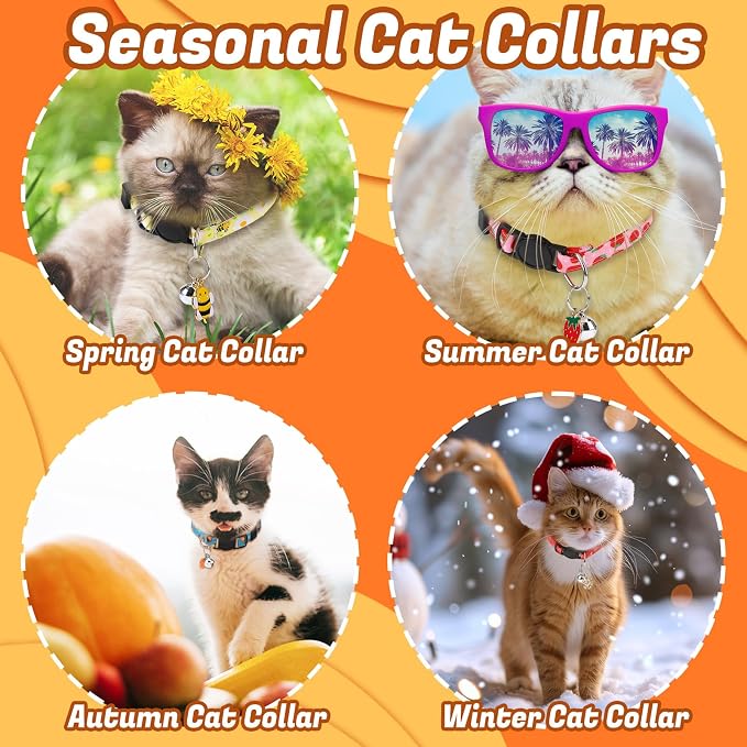18 Pcs Holiday Cat Collars St. Patrick's Day Cat Collars - Image 5