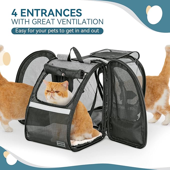 Petsfit Dog Backpack Carrier, Cat Backpacks Expandable - Image 5