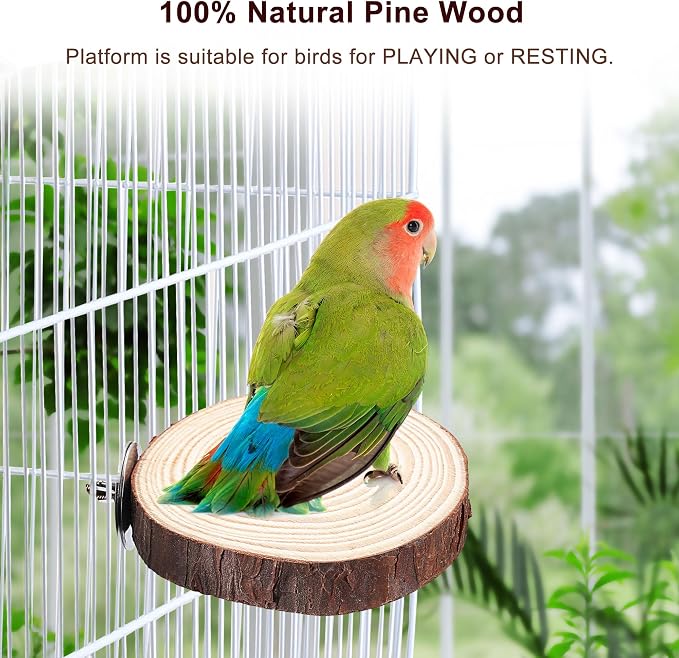 Mogoko 5PCS Bird Perch Natural Wood Grape Stick Stand, 3 Grape Stick Paw - Image 5