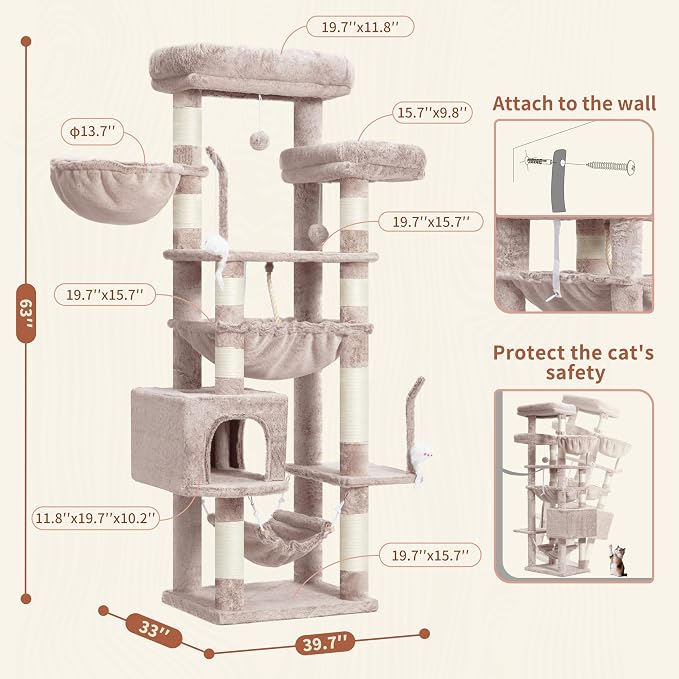 Cat Tree, Cat Tower for Large Cats - Image 6