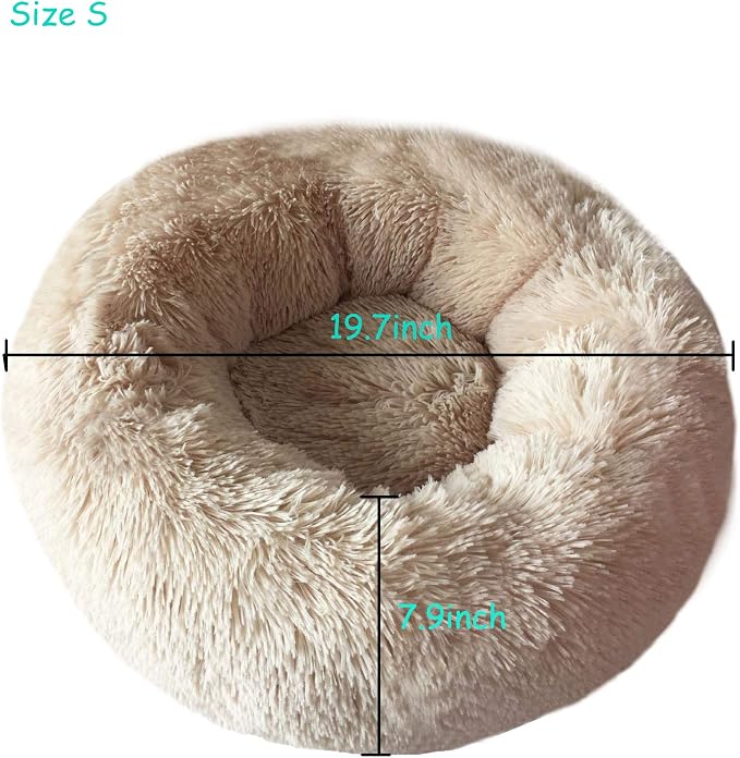 BODISEINT Modern Soft Plush Round Pet Bed - Image 6