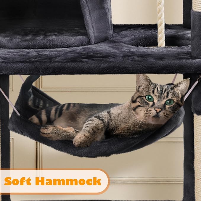 Yaheetech 62.5inches Cat Tree Cat Tower Cat Condo - Image 6