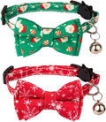 ADOGGYGO Christmas Cat Collar Breakaway by ADOGGYGO