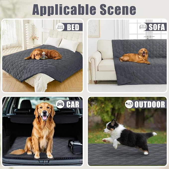 Smiry Waterproof Dog Bed Cover Blanket 40x70, Soft Reversible Pet Blanket - Image 5
