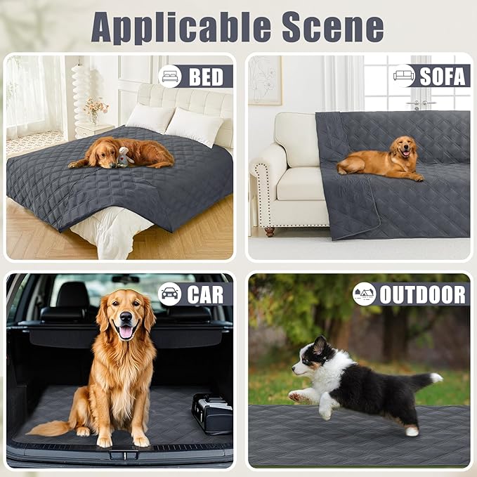 Smiry Waterproof Dog Bed Cover Blanket 40x50, Soft Reversible Pet Blanket - Image 5