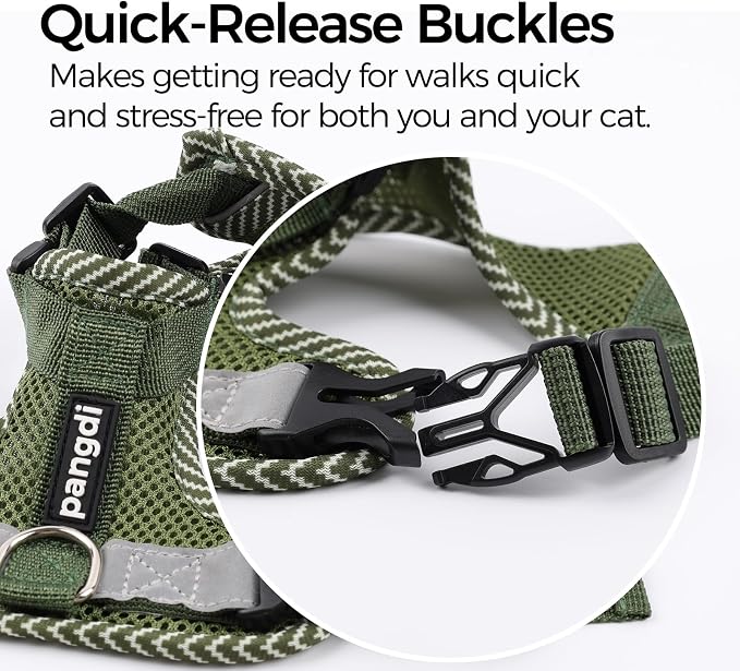 Cat Harness and Leash Escape Proof Extra Large Kitten Harness Maine Coon Cat - Image 5