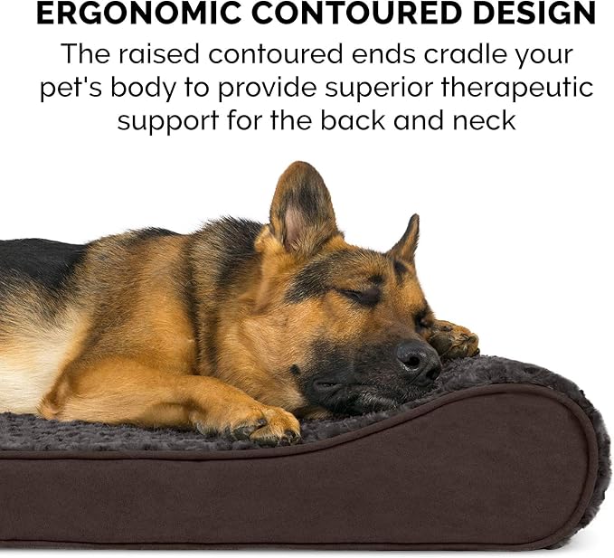 Furhaven Orthopedic Dog Bed for Extra Large Dogs w/ Removable Washable Cover - Image 9