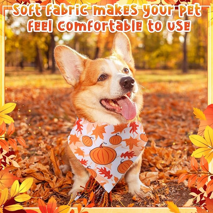 Sanwuta 120 Pcs Thanksgiving Fall Bandanas - Image 6